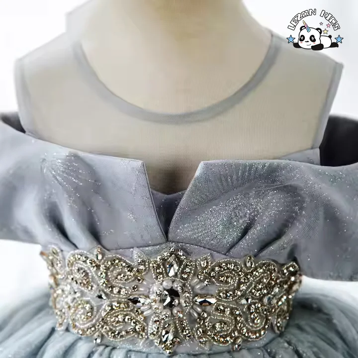 LEZONKIDS - Vestidos Formais por Atacado para Meninas, Vestidos de Noiva para Crianças, Vestidos de Princesa para Meninas